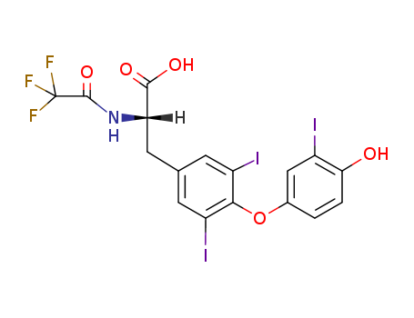 L-Tyrosine, O-(4-hydroxy-3-iodophenyl)-3,5-diiodo-N-(trifluoroacetyl)-