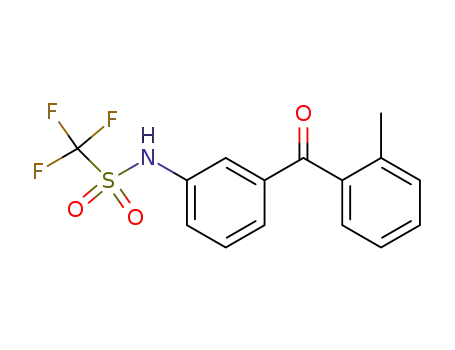 Methanesulfonamide, 1,1,1-trifluoro-N-[3-(2-methylbenzoyl)phenyl]-