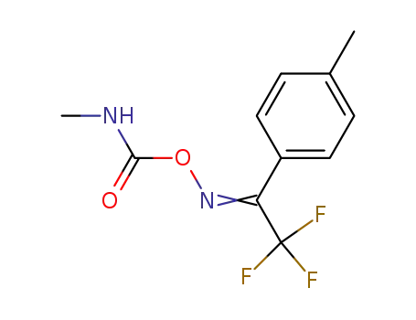 Ethanone, 2,2,2-trifluoro-1-(4-methylphenyl)-,
O-[(methylamino)carbonyl]oxime, (Z)-