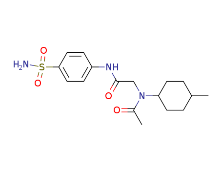 Acetamide,  N-[2-[[4-(aminosulfonyl)phenyl]amino]-2-oxoethyl]-N-(4-methylcyclohexyl  )-