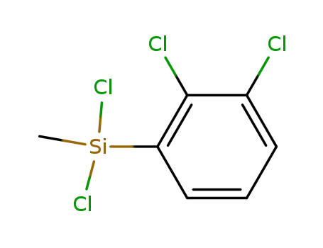 Molecular Structure of 63429-91-4 (Silane, dichloro(2,3-dichlorophenyl)methyl-)