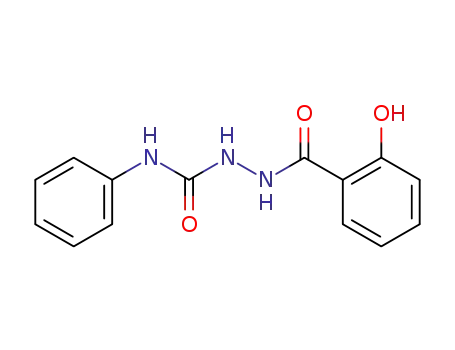Molecular Structure of 37536-30-4 (Benzoic acid, 2-hydroxy-, 2-[(phenylamino)carbonyl]hydrazide)