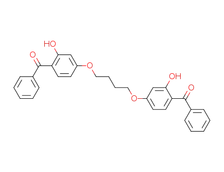 Molecular Structure of 23911-80-0 ({butane-1,4-diylbis[oxy(2-hydroxybenzene-4,1-diyl)]}bis(phenylmethanone))