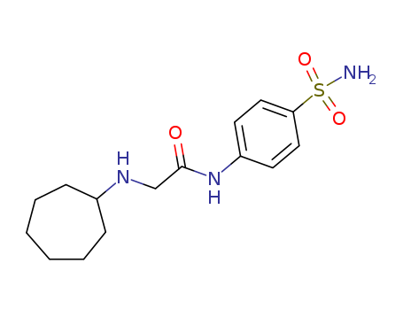 Acetamide, N-[4-(aminosulfonyl)phenyl]-2-(cycloheptylamino)-