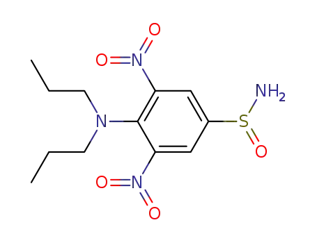 Molecular Structure of 65236-04-6 (Benzenesulfinamide, 4-(dipropylamino)-3,5-dinitro-)