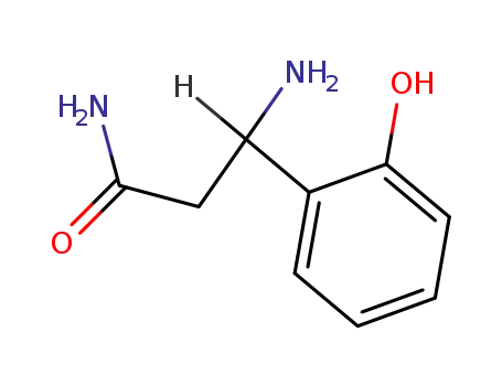 Molecular Structure of 62820-08-0 (Benzenepropanamide, b-amino-2-hydroxy-)