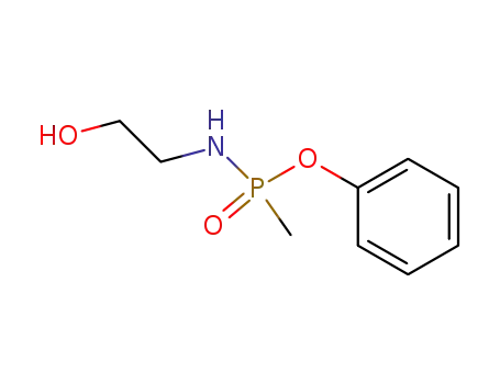 Phosphonamidic acid, N-(2-hydroxyethyl)-P-methyl-, phenyl ester