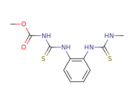 Carbamic acid,  [[[2-[[(methylamino)thioxomethyl]amino]phenyl]amino]thioxomethyl]-,  methyl ester