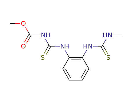 Carbamic acid,
[[[2-[[(methylamino)thioxomethyl]amino]phenyl]amino]thioxomethyl]-,
methyl ester