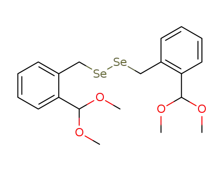 Molecular Structure of 60633-92-3 (Diselenide, bis[[2-(dimethoxymethyl)phenyl]methyl])