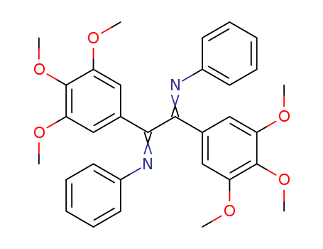 N,N-diphenyl-1,2-bis(3,4,5-trimethoxyphenyl)ethane-1,2-diimine cas  32349-51-2