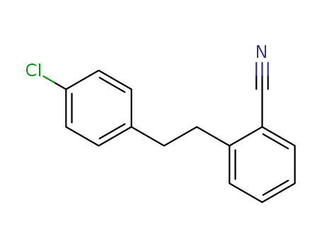 Molecular Structure of 10270-26-5 (Benzonitrile, 2-[2-(4-chlorophenyl)ethyl]-)