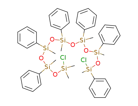 Molecular Structure of 18828-67-6 (1.13-Dichlor-1.1.3.5.7.9.11.13-octamethyl-3.5.7.9.11.13-hexaphenyl-heptasiloxan)