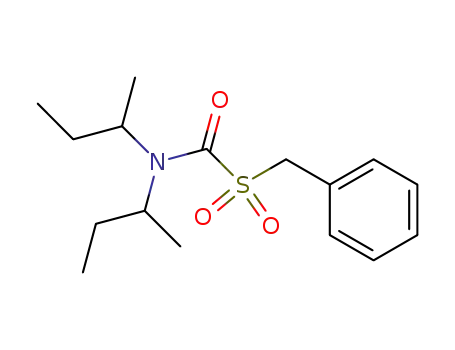 Molecular Structure of 60002-14-4 (Formamide, N,N-bis(1-methylpropyl)-1-[(phenylmethyl)sulfonyl]-)