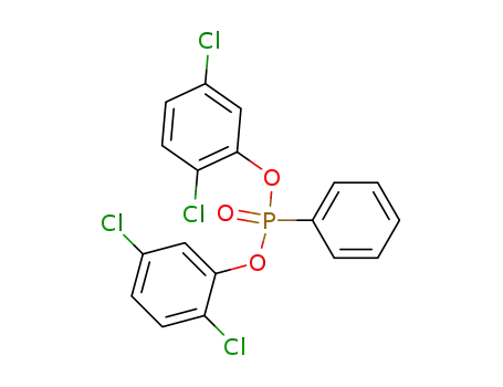 Molecular Structure of 71432-26-3 (Phosphonic acid, phenyl-, bis(2,5-dichlorophenyl) ester)