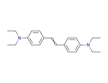 Molecular Structure of 72057-75-1 (Benzenamine, 4,4'-(1,2-ethenediyl)bis[N,N-diethyl-)
