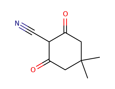 Molecular Structure of 48123-41-7 (Cyclohexanecarbonitrile, 4,4-dimethyl-2,6-dioxo-)
