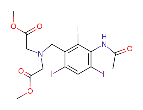 N-(2,4,6-트리요오도-3-아세트아미도벤질)이미노디아세트산 디메틸 에스테르