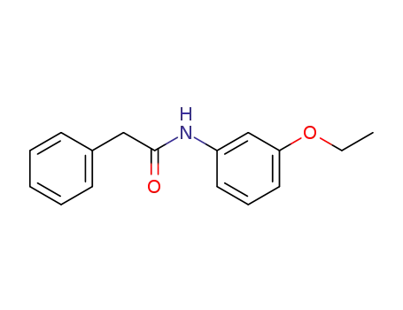Molecular Structure of 16053-34-2 (Benzeneacetamide, N-(3-ethoxyphenyl)-)
