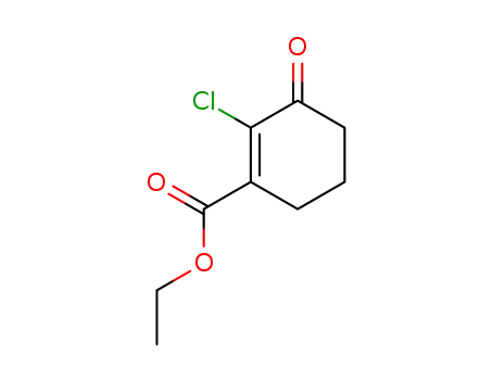 1-Cyclohexene-1-carboxylic acid, 2-chloro-3-oxo-, ethyl ester