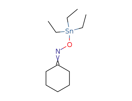 Molecular Structure of 25092-72-2 (Cyclohexanone, O-(triethylstannyl)oxime)