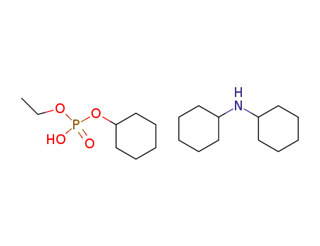 Molecular Structure of 61010-77-3 (Phosphoric acid, monocyclohexyl monoethyl ester, compd. with
N-cyclohexylcyclohexanamine (1:1))