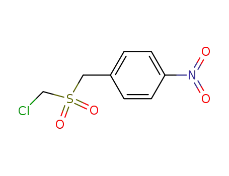 Molecular Structure of 69688-53-5 (1-[[(Chloromethyl)sulfonyl]methyl]-4-nitrobenzene)