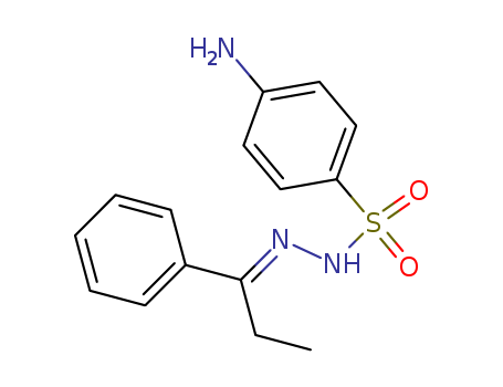 Benzenesulfonic acid,4-amino-, 2-(1-phenylpropylidene)hydrazide cas  5448-84-0