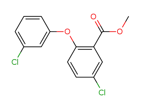 Benzoic acid, 5-chloro-2-(3-chlorophenoxy)-, methyl ester