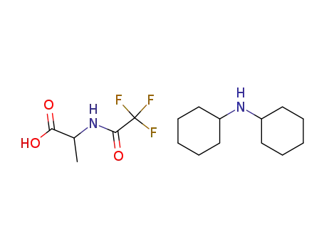 dicyclohexylamine salt of <i>N</i>-trifluoroacetyl-DL-alanine