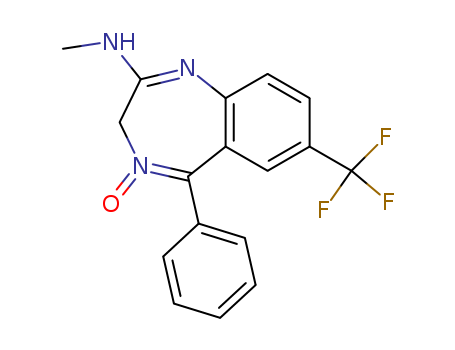 3H-1,4-Benzodiazepin-2-amine,N-methyl-5-phenyl-7-(trifluoromethyl)-, 4-oxide