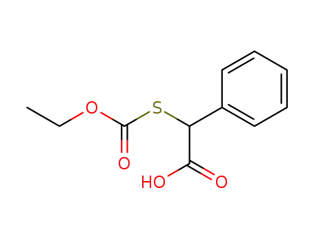 Benzeneacetic acid, a-[(ethoxycarbonyl)thio]-