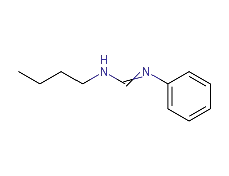 Molecular Structure of 4997-51-7 (Methanimidamide, N-butyl-N'-phenyl-)