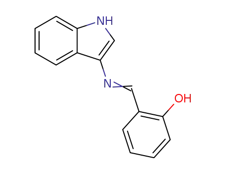 Molecular Structure of 63607-43-2 (Phenol, 2-[(1H-indol-3-ylimino)methyl]-)