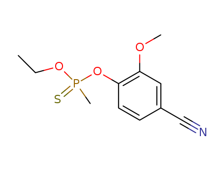 Phosphonothioic acid, methyl-, O-(4-cyano-2-methoxyphenyl) O-ethyl ester