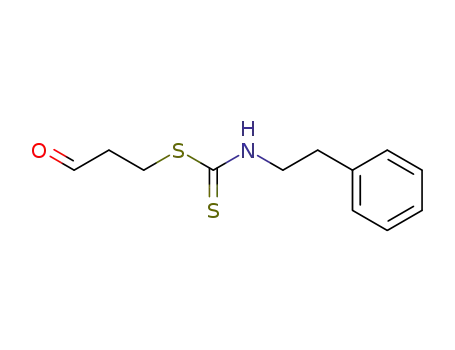 Molecular Structure of 6873-27-4 (Carbamodithioic acid, (2-phenylethyl)-, 3-oxopropyl ester)