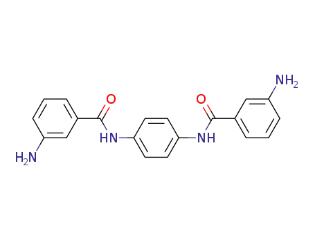 Molecular Structure of 2362-24-5 (Benzamide, N,N'-1,4-phenylenebis[3-amino-)