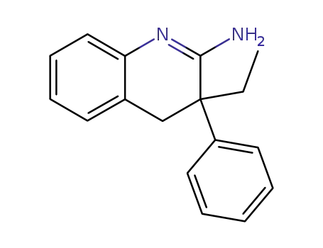 Molecular Structure of 62557-68-0 (2-Quinolinamine, 3-ethyl-3,4-dihydro-3-phenyl-)