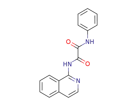 Ethanediamide, N-1-isoquinolinyl-N'-phenyl-