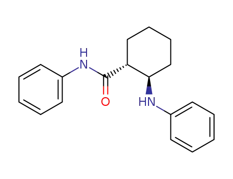 Molecular Structure of 63683-34-1 (Cyclohexanecarboxamide, N-phenyl-2-(phenylamino)-, trans-)