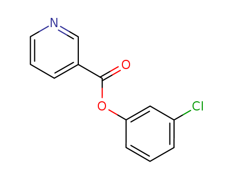 3-Pyridinecarboxylic acid, 3-chlorophenyl ester