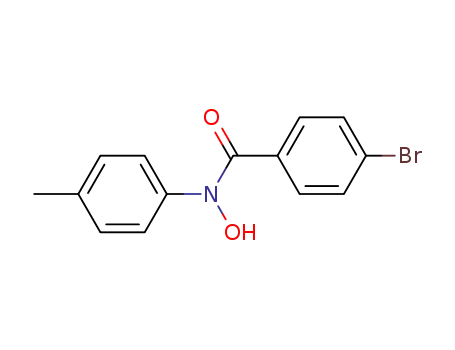 Molecular Structure of 13664-21-6 (Benzamide, 4-bromo-N-hydroxy-N-(4-methylphenyl)-)