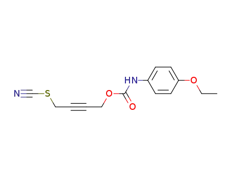 N-(p-에톡시페닐)카르밤산 4-티오시아네이토-2-부티닐 에스테르