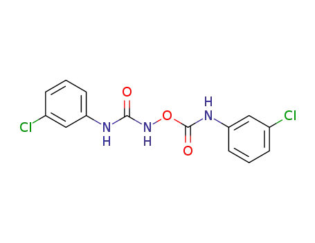 Molecular Structure of 62282-00-2 (Urea, N-(3-chlorophenyl)-N'-[[[(3-chlorophenyl)amino]carbonyl]oxy]-)