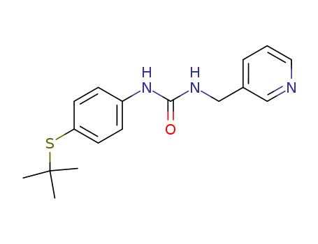 Urea, N-[4-[(1,1-dimethylethyl)thio]phenyl]-N'-(3-pyridinylmethyl)-