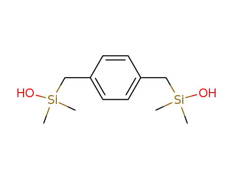 Molecular Structure of 5015-83-8 (Silanol, [1,4-phenylenebis(methylene)]bis[dimethyl-)