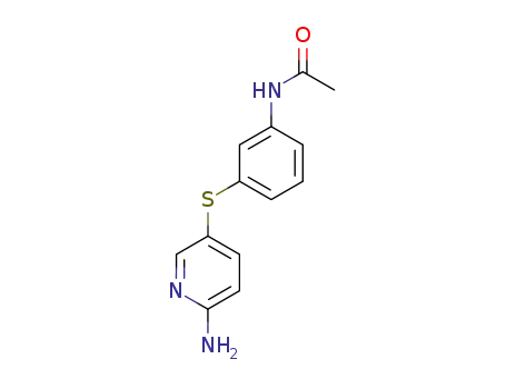 Molecular Structure of 64064-39-7 (Acetamide, N-[3-[(6-amino-3-pyridinyl)thio]phenyl]-)