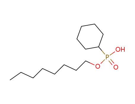 Molecular Structure of 82744-34-1 (Phosphonic acid, cyclohexyl-, monooctyl ester)