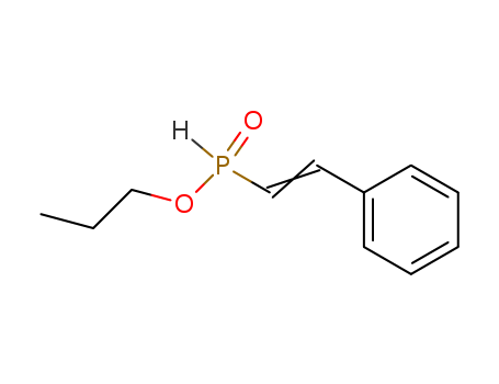 Phosphinic acid, (2-phenylethenyl)-, propyl ester