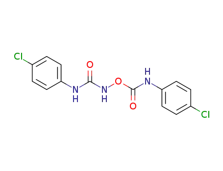 Molecular Structure of 62282-01-3 (Urea, N-(4-chlorophenyl)-N'-[[[(4-chlorophenyl)amino]carbonyl]oxy]-)